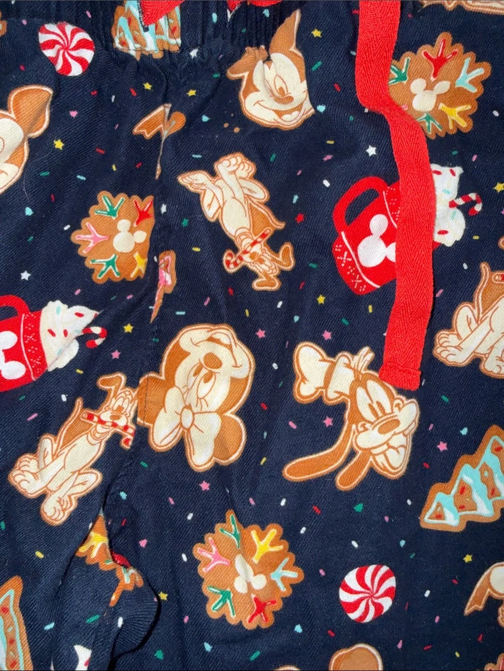 Old Navy X Disney Holiday Character Print   Pajama Jogger Pants - XS